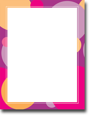 Imprintable Blank Stock - Bubbles Letterhead by Masterpiece Studios