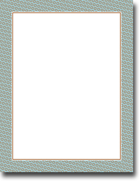 Imprintable Blank Stock - Blue & Brown Bolts Letterhead by Masterpiece Studios