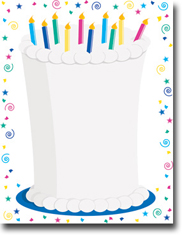 Imprintable Blank Stock - Cake Letterhead by Masterpiece Studios