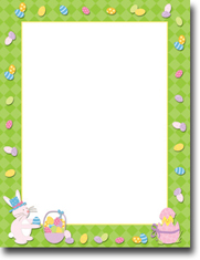 Imprintable Blank Stock - Easter Time Letterhead by Masterpiece Studios