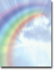 Imprintable Blank Stock - Rainbow Bright Letterhead by Masterpiece Studios