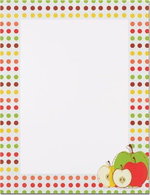 Imprintable Blank Stock - Apples Letterhead Imprintable Blank Stock - Apples Letterhead