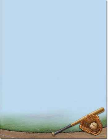 Imprintable Blank Stock - Baseball Letterhead by Masterpiece Studios Imprintable Blank Stock - Baseball Letterhead by Masterpiece Studios