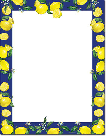 Imprintable Blank Stock - Lemon Drop Letterhead by Masterpiece Studios Imprintable Blank Stock - Lemon Drop Letterhead by Masterpiece Studios