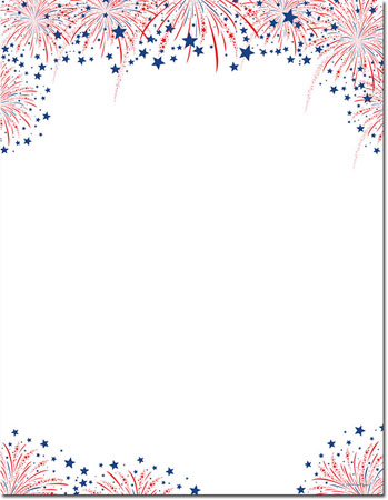 Imprintable Blank Stock - Fireworks Letterhead by Masterpiece Studios