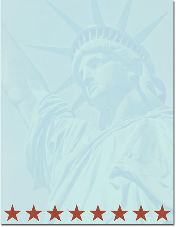 Imprintable Blank Stock - Lady Liberty Letterhead by Masterpiece Studios Imprintable Blank Stock - Lady Liberty Letterhead by Masterpiece Studios