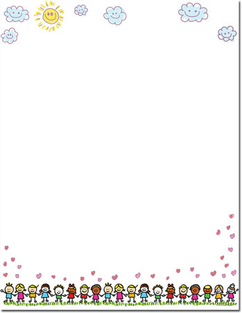 Imprintable Blank Stock - Making Friends Letterhead by Masterpiece Studios