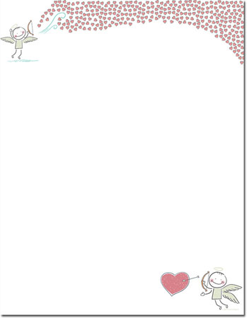 Imprintable Blank Stock - Bow And Arrow Letterhead by Masterpiece Studios