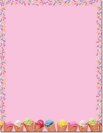 Imprintable Blank Stock - Scoops Letterhead by Masterpiece Studios Imprintable Blank Stock - Scoops Letterhead by Masterpiece Studios