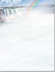 Imprintable Blank Stock - Waterfall Letterhead by Masterpiece Studios