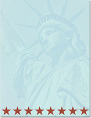 Imprintable Blank Stock - Lady Liberty Letterhead by Masterpiece Studios