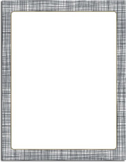 Imprintable Blank Stock - Cross Stitch Letterhead by Masterpiece Studios