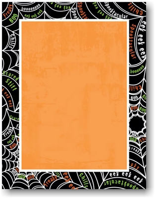 Imprintable Blank Stock - Creepy Web Letterhead by Masterpiece Studios Imprintable Blank Stock - Creepy Web Letterhead by Masterpiece Studios