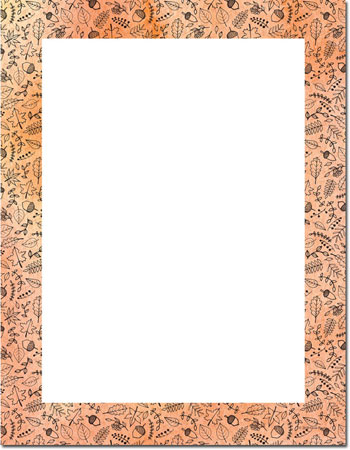 Feels Like Fall Imprintable Blank Stock Holiday Letterhead by Masterpiece Studios