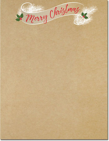 Golden Christmas Imprintable Blank Stock Holiday Letterhead by Masterpiece Studios Golden Christmas Imprintable Blank Stock Holiday Letterhead by Masterpiece Studios