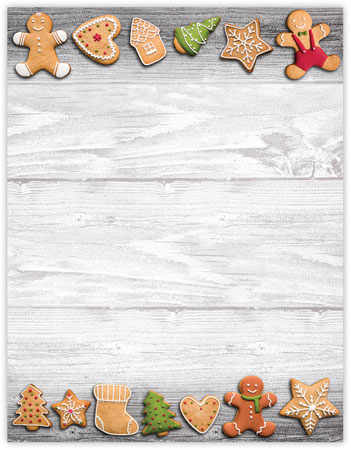 Holiday Cookies Imprintable Blank Stock Holiday Letterhead by Masterpiece Studios Holiday Cookies Imprintable Blank Stock Holiday Letterhead by Masterpiece Studios