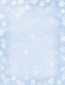 Imprintable Blank Stock - Winter Flakes Letterhead by Masterpiece Studios Imprintable Blank Stock - Winter Flakes Letterhead by Masterpiece Studios
