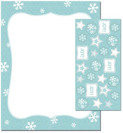 Imprintable Blank Stock - Modern Flakes Letterhead by Masterpiece Studios Imprintable Blank Stock - Modern Flakes Letterhead by Masterpiece Studios