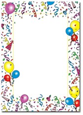 Imprintable Blank Stock - Party Letterhead by Masterpiece Studios