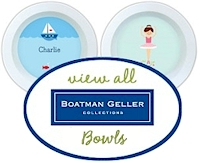 Boatman Geller - Personalized Melamine Bowls