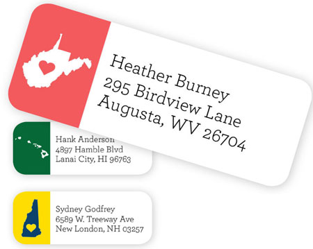 Chatsworth - Address Labels (State)