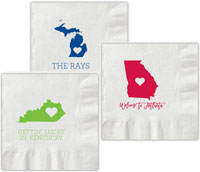 Chatsworth - Letterpress Napkins (State)