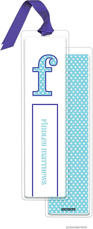 PicMe Prints - Personalized Bookmarks (Big Dots Pool with Ribbon)