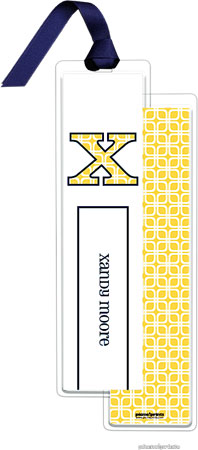 PicMe Prints - Personalized Bookmarks (Square Sunshine with Ribbon)