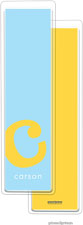 PicMe Prints - Personalized Bookmarks (Alphabet Tall - Sunshine on Sky)