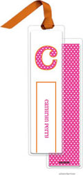 PicMe Prints - Personalized Bookmarks (Big Dots Hot Pink with Ribbon)
