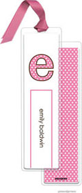 PicMe Prints - Personalized Bookmarks (Big Dots Bubblegum with Ribbon)
