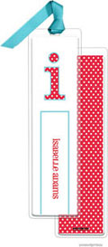 PicMe Prints - Personalized Bookmarks (Big Dots Cherry with Ribbon)