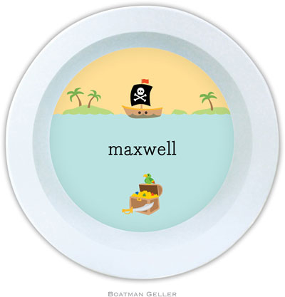Boatman Geller - Personalized Melamine Bowls (Pirate)