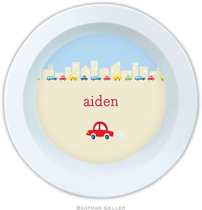 Boatman Geller - Personalized Melamine Bowls (Cars)