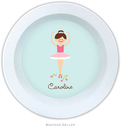 Boatman Geller - Personalized Melamine Bowls (Ballerina)