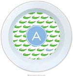 Boatman Geller - Personalized Melamine Bowls (Alligator Repeat Blue Preset)