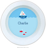 Boatman Geller - Personalized Melamine Bowls (Sailboat)