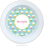 Boatman Geller - Personalized Melamine Bowls (Rainbow Cupcakes)