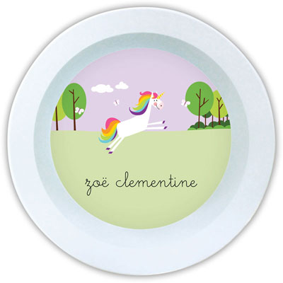 Boatman Geller - Personalized Melamine Bowls (Unicorn)