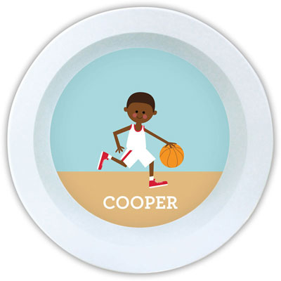 Boatman Geller - Personalized Melamine Bowls (Basketball Player)