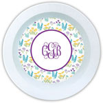 Boatman Geller - Personalized Melamine Bowls (Flower Fields Purple)