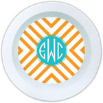 Dabney Lee Personalized Melamine Bowls - Chevron