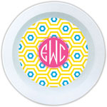 Dabney Lee Personalized Melamine Bowls - Happy Hexagon