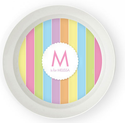 Spark & Spark Bowls - Pink Pastels Initial Spark & Spark Bowls - Pink Pastels Initial