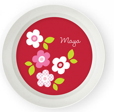 Spark & Spark Bowls - Preppy Flowers (Red)