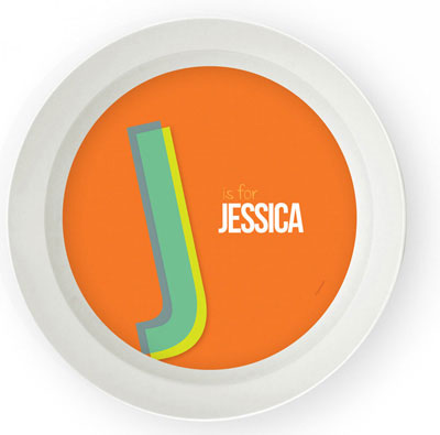 Spark & Spark Bowls - Double Initial (Orange) Spark & Spark Bowls - Double Initial (Orange)