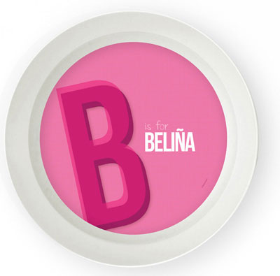 Spark & Spark Bowls - Double Initial (Pink) Spark & Spark Bowls - Double Initial (Pink)