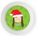 Spark & Spark Melamine Bowls - Santa's Hat (Girl)