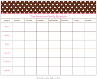 Boatman Geller Calendar Pads - Dot Brown