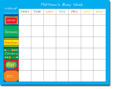Chatsworth Robin Maguire - Calendar Pads (My Schedule - Calendar Pad)